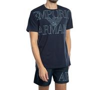 EMPORIO ARMANI Herren Rundhals T-Shirt, Armani Blu, M