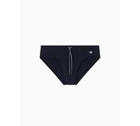 Emporio Armani Herren Satin Label Slip Blau S
