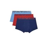 Emporio Armani Herren Shiny Logoband 3-Pack Trunk Badehosen, AZZUR/INCHIOS/Matton,