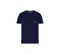 Emporio Armani Herren Shiny Logoband Crew Neck T-Shirt, Marineblau, S