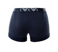 EMPORIO ARMANI Herren Shorts, Vorteilspack - Unterwäsche, Stretch Cotton Trunks Marine S 2er Pack (1x2P)