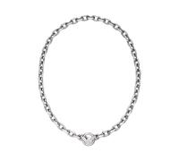 Emporio Armani Herren Silber-Ton Edelstahl Halskette, EGS3235040