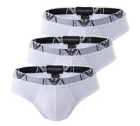 EMPORIO ARMANI Herren Slips 3er Pack - Briefs, Unterwäsche, Stretch Cotton weiß / XXL XXL Weiß