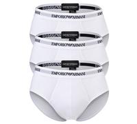 Emporio Armani Slips Herren Baumwolle Weiß 5er Pack Größe M