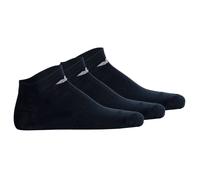EMPORIO ARMANI Herren Sneakersocken, 3er Pack - CASUAL COTTON, Multipack, Logo Blau 39-42