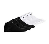 EMPORIO ARMANI Herren Sneakersocken, 6er Pack - CASUAL COTTON, Multipack, Logo Weiß/Schwarz 43-46