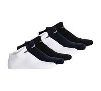 EMPORIO ARMANI Herren Sneakersocken, 6er Pack - CASUAL COTTON, Multipack, Logo Weiß/Schwarz/Blau 43-46