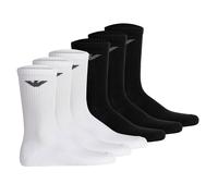 EMPORIO ARMANI Herren Socken, 6er Pack - SPORTY SPONGE, Short Socks, One Size Weiß/Schwarz / 39-46 39-46 Mehrfarbig