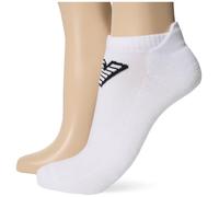 EMPORIO ARMANI Herren-Socken, Schaumstoff, Einheitsgröße, Schwarz, 2 Stück