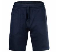 EMPORIO ARMANI Herren Sweatshorts - ICONIC PIQUET, Bermuda, Pique, Material-Mix Blau 2XL