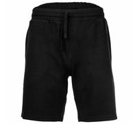 EMPORIO ARMANI Herren Sweatshorts - ICONIC PIQUET, Bermuda, Pique, Material-Mix Schwarz S
