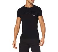 Emporio Armani Herren T-Shirt 110810 CC716 00020 Rundhals Kurzarm Gr. XL, Schwarz
