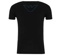 Emporio Armani Herren-T-Shirt 111035 0P725, kurzärmelig, Rundhalsausschnitt Gr. M, Schwarz