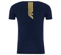Emporio Armani Herren T-Shirt, 111035 6A512, Kurzarm, Rundhalsausschnitt, dunkelblau, M