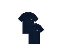 Emporio Armani Herren T-Shirts Baumwolle Blau Größe M