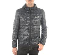 Emporio Armani Herren Train Core Down Hooded Jacket Daunenmantel, Nacht Blau, X-Groß