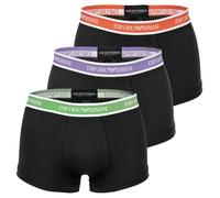 Boxershorts EMPORIO ARMANI "Boxershort CORE LOGOBAND 3er Pack", Herren, Gr. XL, schwarz, Obermaterial: 95% Baumwolle CO. 5% Elasthan EL., Unterhosen (86649665-XL) schwarz