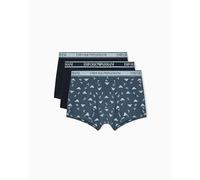 Emporio Armani Trunks 3er-Pack mit elastischem Logo-Bund Blau XL