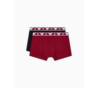Emporio Armani Trunks mit elastischem Logo-Bund im 2er-Pack in Rot, Größe S