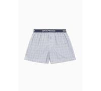 Emporio Armani Herren Yarn Dyed Cotton Boxer Boxer-Shorts, Vichy,
