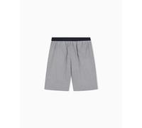 Emporio Armani Herren Yarn Dyed Woven Shorts Pyjamaunterteil, violett, L
