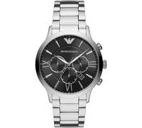 Emporio Armani AR2434 Herrenuhr Edelstahl 50m Analog Datum Chronograph