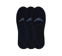 EMPORIO ARMANI Herren 3-pack Invisibile Socken, Armani Blue/Armani B, S/M