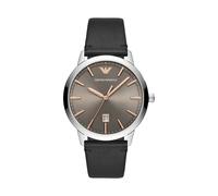 Emporio Armani Men's Analog Quartz Uhr mit Leather Armband AR11277