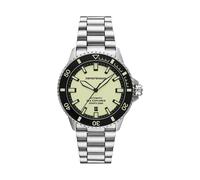 Emporio Armani Herren Analog Mechanisches Handaufzugswerk Uhr mit Edelstahl Armband AR60083