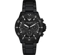 Emporio Armani Herrenuhr Edelstahl schwarz Herren