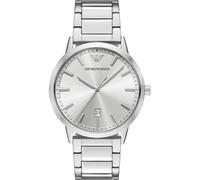 Emporio Armani Herrenuhr Edelstahl silber Herren