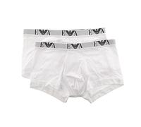 2er oder 4er Pack EMPORIO ARMANI Shorts Stretch Cotton Trunk Weiß, 2er Pack (1x 2er), M, -04710 white