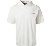 EMPORIO ARMANI Kapuzenshirt Herren Regular Fit Kurzarm Baumwolle weiß, L