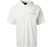 EMPORIO ARMANI Kapuzenshirt Herren Regular Fit Kurzarm Baumwolle weiß, M