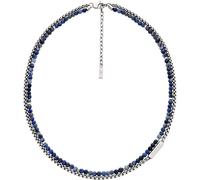 Emporio Armani Kette Edelstahl blau, silber Herren