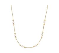 Emporio Armani Damen-Edelstahl- oder Sterlingsilber-Halskette mit Karabinerverschluss, Sonnenaufgang Gold