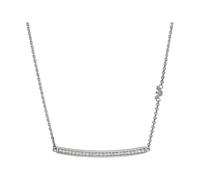 Kette mit Anhänger EMPORIO ARMANI "STÄBCHEN, EG3591040" Halsketten Gr. Silber 925 (Sterlingsilber), bunt (silberfarben, weiß, weiß) Damen Ketten mit Anhänger Zirkonia (89765544-0)