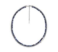 Emporio Armani Kette Edelstahl blau, silber Herren