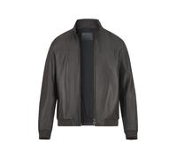 EMPORIO ARMANI Lederblouson Herren Stehkragen Lammnappa braun, 56 (XXL)