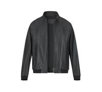 EMPORIO ARMANI Lederblouson Herren Stehkragen Lammnappa schwarz, 50 (M)
