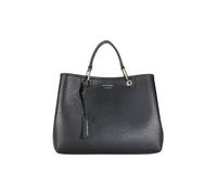 EMPORIO ARMANI Ledertasche - Shopper MYEA medium schwarz