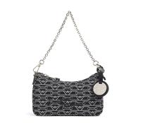 Emporio Armani Lilly Schultertasche blau/beige, Canvas, Damen