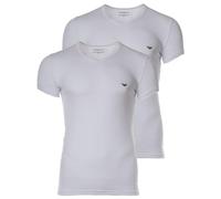 Emporio Armani MAN 2PACK T-Shirt V Neck Slim FIT White XL