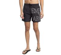 EMPORIO ARMANI Herren Mid Boxer Badehose, Schwarz, M