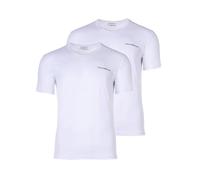 Emporio Armani T-Shirt CORE LOGOBAND 2er-Pack V-Ausschnitt 95% Baumwolle/5% Elasthan weiß L