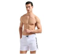 EMPORIO ARMANI Herren Mid Boxer Badehose, weiß, XL