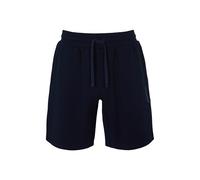 EMPORIO ARMANI Herren Sweatshorts - ICONIC PIQUET, Bermuda, Pique, Material-Mix Blau 2XL