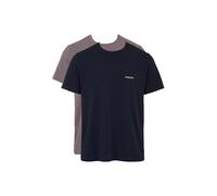 Emporio Armani Man Logolabel 2-Pack Crew Neck T-Shirt Blue S, Armani Blu/Shark, S
