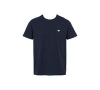 Emporio Armani Man Patch Stickerei Rundhals T-Shirt Blau S, Armani Blu, S