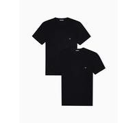 EMPORIO ARMANI T-Shirts Herren Baumwolle schwarz, 7 (XL)